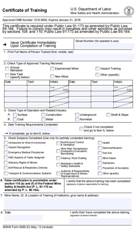 Msha 5000 23 PDF 20042024 Form Fill Out and Sign Printable PDF