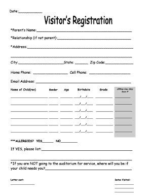 Guest Registration Form. Any business that provides accommodation can create a guest registration form and serve their customers online. Instead of contacting you directly or coming to your business, your customers can complete their registration by filling out this online form. You can also use a registration form to let people add their ... . 