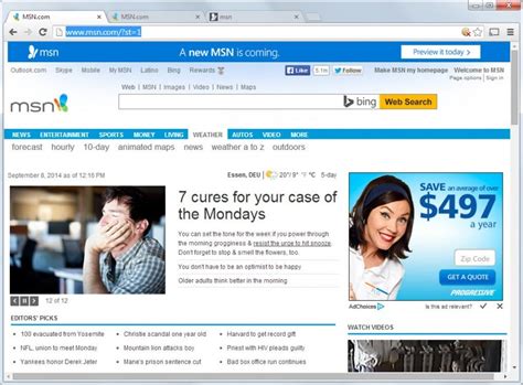 Msn.com homepage. msn. Your customizable and curated collection of the best in trusted news plus coverage of sports, entertainment, money, weather, travel, health and lifestyle, combined with Outlook/Hotmail ... 