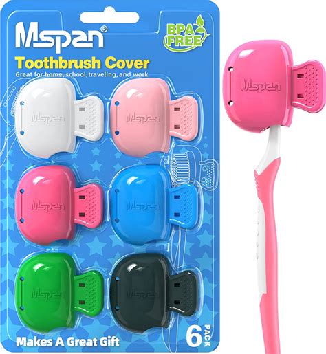 Mspan Toothbrush Head Cover Cap: Tooth Brush Protector Clip …