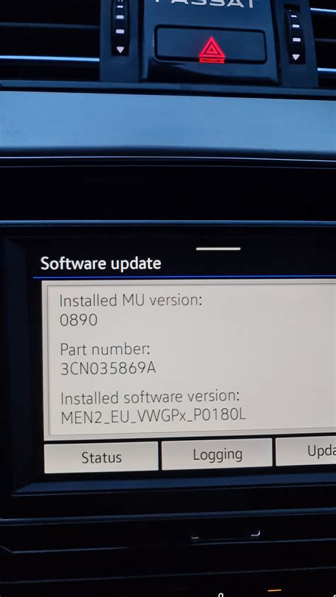 Mst2 firmware update.  Latest possible firmware update: MST2_EU_VW_PQ_R0604T (MU: ...