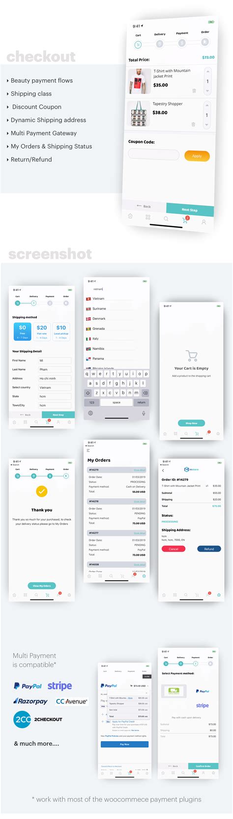 Mstore Expo Complete React Native Template For Sixvel