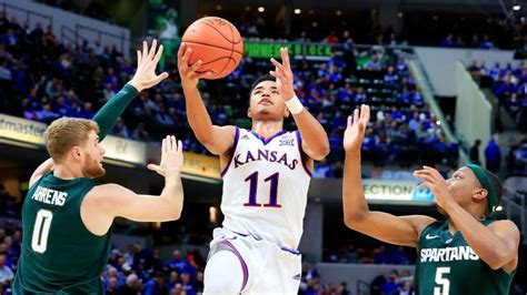 No. 3 Kansas justified its lofty preseason ranking on Tuesday night by opening the 2021-22 college basketball season with an impressive 87-74 victory over Michigan State in the Champions.... 