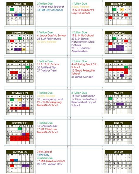 Msub Academic Calendar
