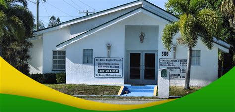 Mt Sinai Baptist Church 3105 W Atlantic Blvd, Pompano Beach, FL …