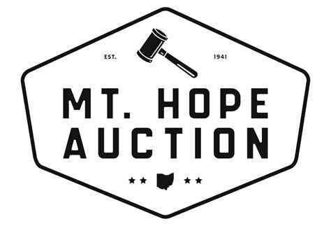 Mt Hope Auction Inc. P.O. Box 82 Mt. Hope, OH 44660; 8076 SR 241, Millersburg, OH 44654; thurman@mthopeauction.com ; chester@mthopeauction.com