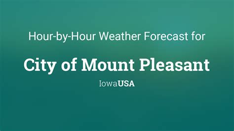 Mt pleasant weather hourly. Thursday: Mostly cloudy, with a high near 68. East wind between 7 and 10 mph. Thursday Night: Mostly cloudy, with a low around 54. East wind between 5 and 8 mph becoming calm. Friday: Partly sunny, with a high near 72. Friday Night: Mostly clear, with a low around 53. Saturday: Mostly sunny, with a high near 76. 