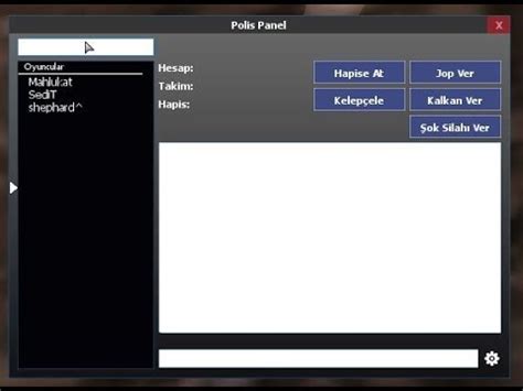 Mta:Sa Polis Panel Script Tanitim YouTube.