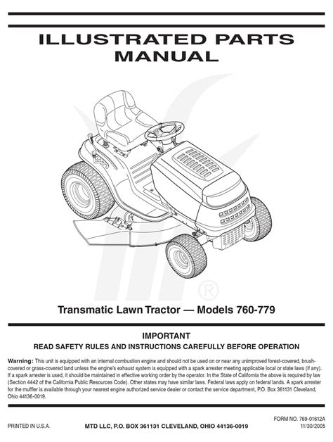 Mtd operators manuals illustrated parts diagrams. - La dernière histoire de sherlock holmes.
