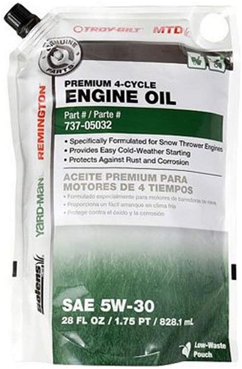 Mtd snowblower oil type.  Amazon. com : MTD 4-Cycle Snow Thrower Oil - 28 oz.  The API symb...