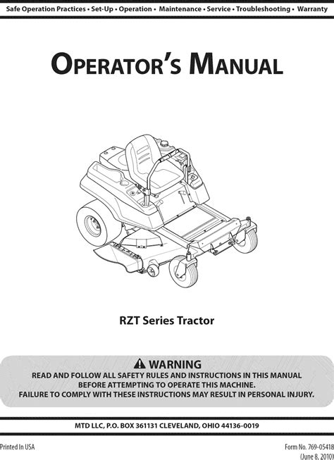Mtd zero turn mower repair manual. - Richtlinien und verfahren handbuch assistent der arztpraxis.