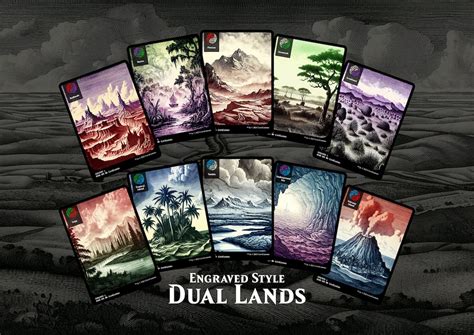 Mtg Proxy Dual Lands - Etsy