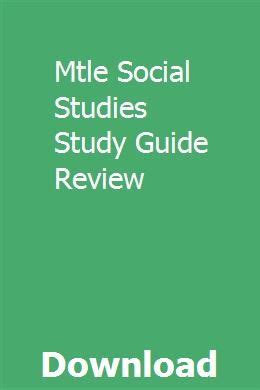 Mtle social studies study guide review. - Wiejskie szkolnictwo parafialne na śla̜sku w drugiej połowie xvii wieku.