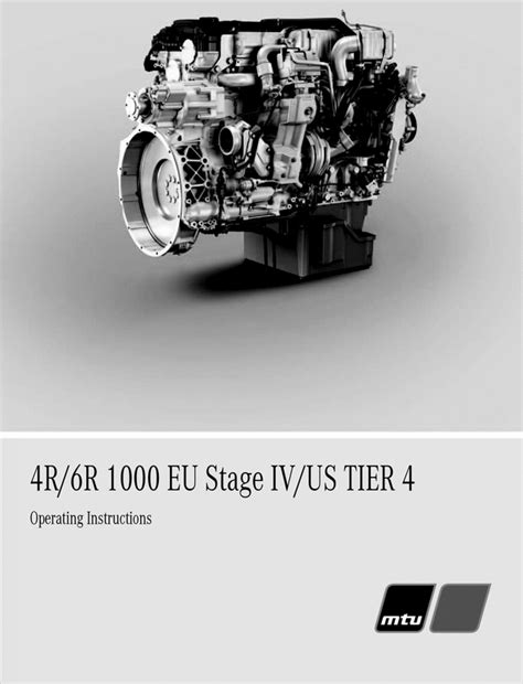 Mtu 4r 6r 1000 eu stage iv us tier 4 operating instructions manual. - Conduction heat transfer arpaci solution manual rar.