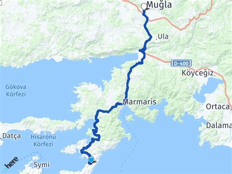 Muğla Marmaris Kiraz İzmir Arası Kaç Km Yol Tarifi.