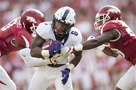 Mu vs tcu. Texas’ upset of Alabama was the top draw in week two of the college football season, averaging 8.76 million viewers across ESPN and ESPN2 — barely edging Colorado’s win over Nebraska earlier in the day on FOX (8.73M). The Colorado-Nebraska game won out in the ratings (4.8 to 4.5). On the opposite end of the spectrum, NBC averaged just ... 