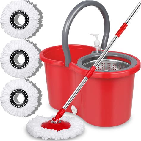 Mua 360 Spin Mop & Bucket Set, Mop and Bucket with Wringer Set …