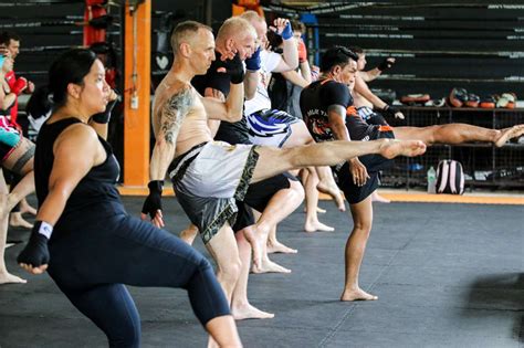 Muay thai classes. The muay thai classes are good for cardio but you don't learn much technique from them. ... MMA/wrestling , K1 and Bjj classes are great . They lack structure but ... 