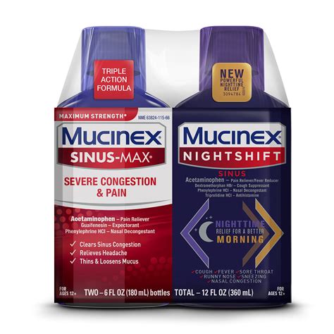 Mucinex d vs mucinex sinus max. Mucinex Sinus-Max Night comes with an antihistamine and decongestant already built in. What to Know About Mixing Allegra-D with Mucinex Mucinex releases extra fluid into your airways to loosen up ... 