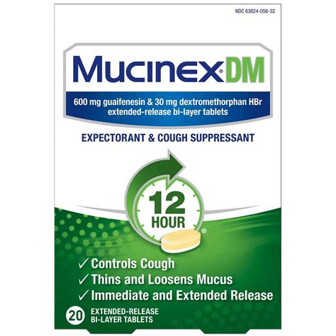 Mucinex Dm Generic Name & Formulations. Legal Class. OTC. General Description. Dextromethorphan HBr 30mg + guaifenesin 600mg; ext-rel tabs. Pharmacological .... 
