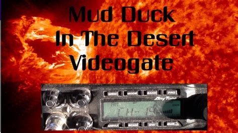 Mud duck radio. 18. Nov 23, 2018. #1. I have been watching a ton of Mark's videos on YouTube. Although I have learned a lot, much of it is way over my head. I would love to ask him a few questions, but he doesn't do that, apparently. For those of you who might be curious, from info in his video's, I believe I've located where he does his mobile video … 