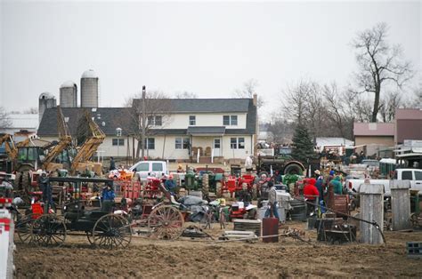 Auction at the 56th annual mud sale to benefit the local fire de