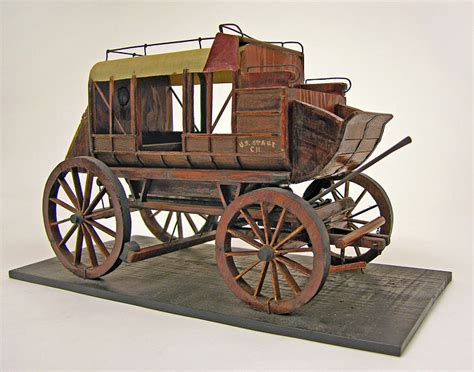 Mud wagon-style stagecoach model National Postal Museum