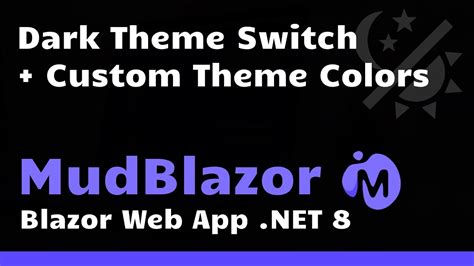 Mudblazor change theme colors. .