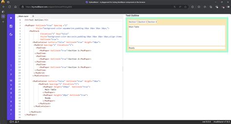 Mudblazor spacing.  The default MudStack displays its items vertically ...