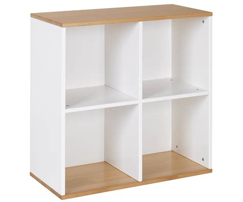 KALLAX Estantería con accesorios, alto brillo/blanco, 147x147 cm - IKEA