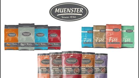 Muenster milling. All Muenster Milling dog products we have fed our St. Bernard have been excellent. We had her on Muenster and switched to another high end dog food. On the new food her coat didn’t have the luster it had on Muenster. We started on Muenster again and her shiny beautiful coat came back. Helpful. Report Genevieve Davis. … 