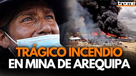 Mueren al menos 27 personas en incendio de una mina en Perú