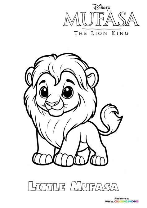 Mufasa Coloring Shee
