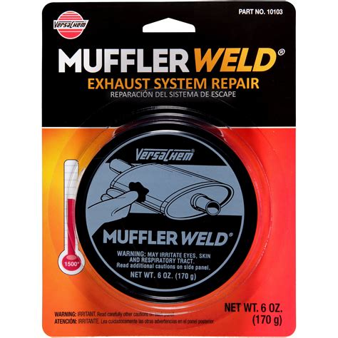 Muffler weld. Oct 12, 2023 · Muffler weld can last for several months or even years, depending on a variety of factors, such as the severity of the damage, the type of adhesive used, and the conditions in which your car is driven. Typically, muffler weld will last longer when applied to minor damages, such as small holes or cracks. It’s also important to note that the ... 