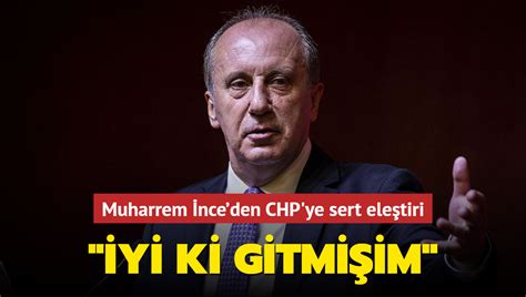 Muharrem İnce’den CHP’ye sert eleştiri: "FETÖ’yle PKK’yla ’yavşak’ bir ilişki içinde olursan..."
