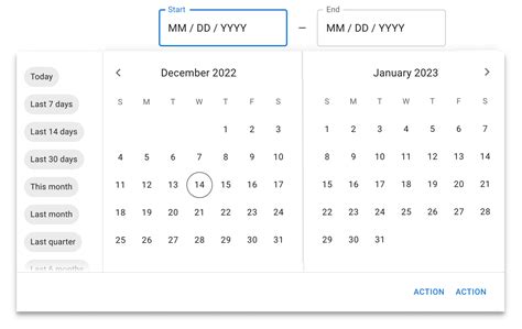 Mui date range picker example.  Material UI components Every Material UI ...