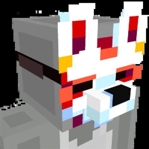 Muka asli kitsune minecraft.  Known for its unique facial character which is always equipp...