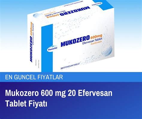 Mukozero efervesan tablet