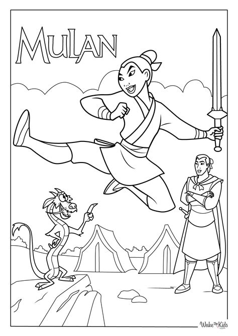 Mulan Coloring