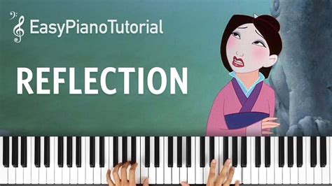 Mulan Reflection Piano Tutorial + Sheet Music YouTube