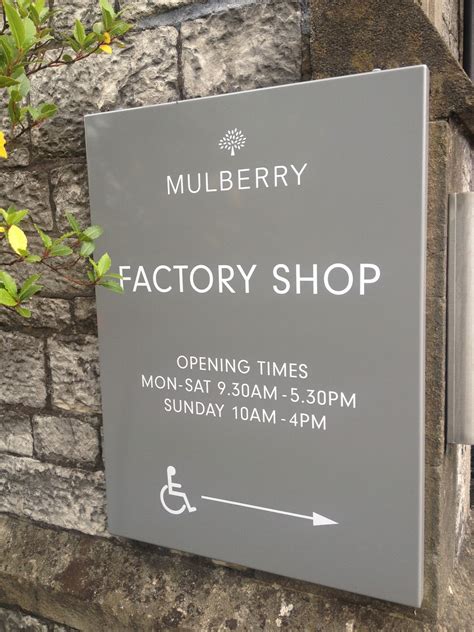 Mulberry Factory Shop - 7 tips - Foursquare