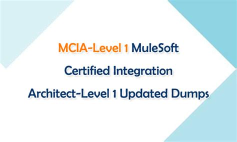 MuleSoft-Integration-Architect-I Dumps