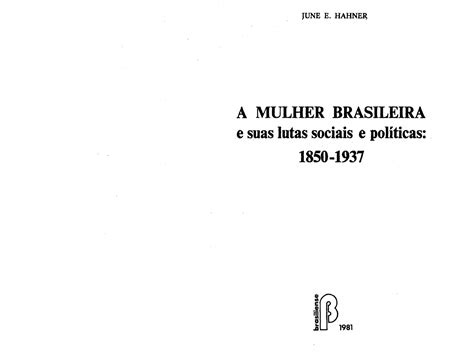 Mulher brasileira e suas lutas sociais e políticas, 1850 1937. - Roads to the unconscious a manual for understanding road drawings.
