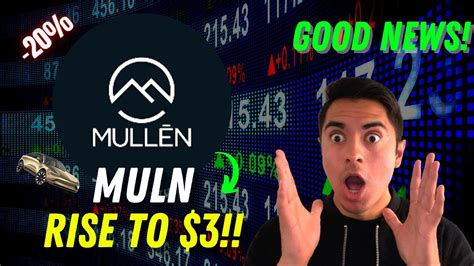 Nov 28, 2023 · A high-level overview of Mullen Automotive, Inc. (MULN) stock. Stay up to date on the latest stock price, chart, news, analysis, fundamentals, trading and investment tools. . 