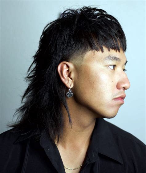 Mullet haircut asian. Hello my friend! today I show you how I cut soft shag modern mullet for beautiful model Sasha instagram.com/naked_dead . Its more mullet than shag but have s... 