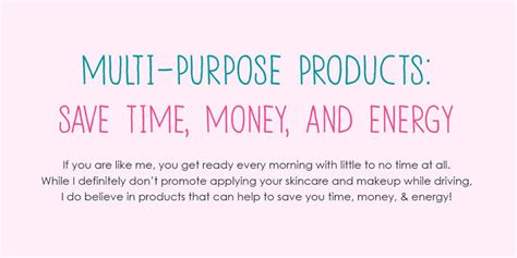 Multi Purpose Products to Help Save Money