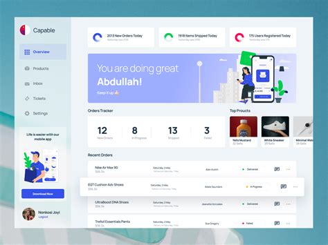 Multi Vendor Web Application UI Design by Abdullah Noman for