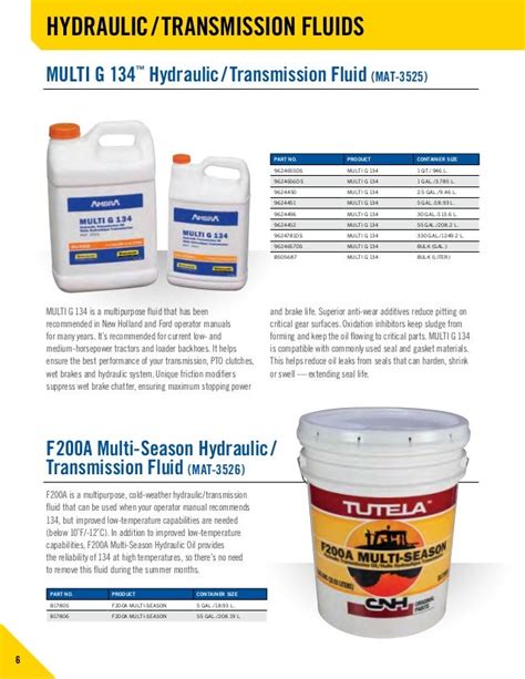 NH Multi-G 134 hydra/tranny oil. Thread starter Jo-ker; Start date Mar 20, 2015; J. Jo-ker Member. Mar 20, 2015 #1 Servicing my 3600, so I picked up a pail of NH Multi-G 134 hydra/trany oil and when i arrived home i discovered that a pail(20L) is worth $98.62(CDN)!!!!WHAT THE HELL! Time to look for. 
