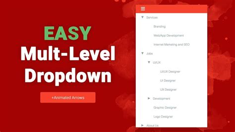 Multi level sidebar menu codepen.  Supports multiple nested levels of navigat...