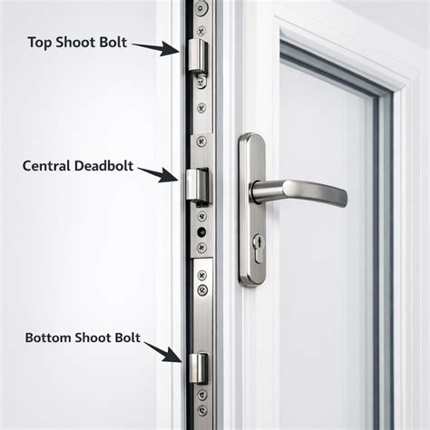 Multi point locking system for exterior doors.  Rather than A Multi-Point Loc...